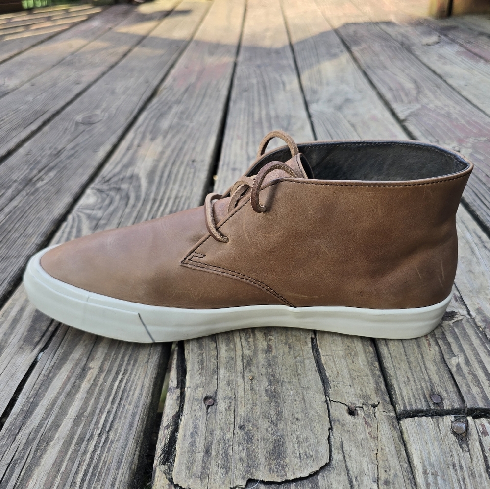 SeaVees Maslon Desert Oiled Rugged Leather Chukka Boot, Elmwood, Brown, Size 12 - Picture 6 of 13
